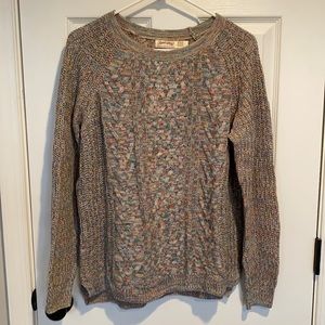 Faded Glory Marled Cable Knit Sweater